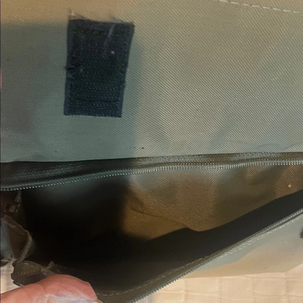 Vintage American Tourister Duffle Bag Olive Green nylon Weekender luggage travel